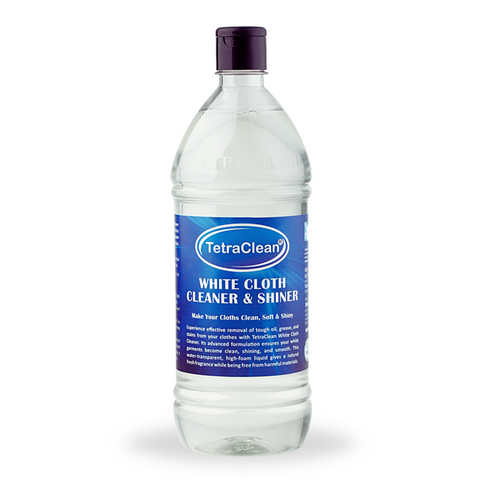 TetraClean White Cloth Cleaner & Shiner – Tough on Stains, Gentle on Fabrics 1,Ltr