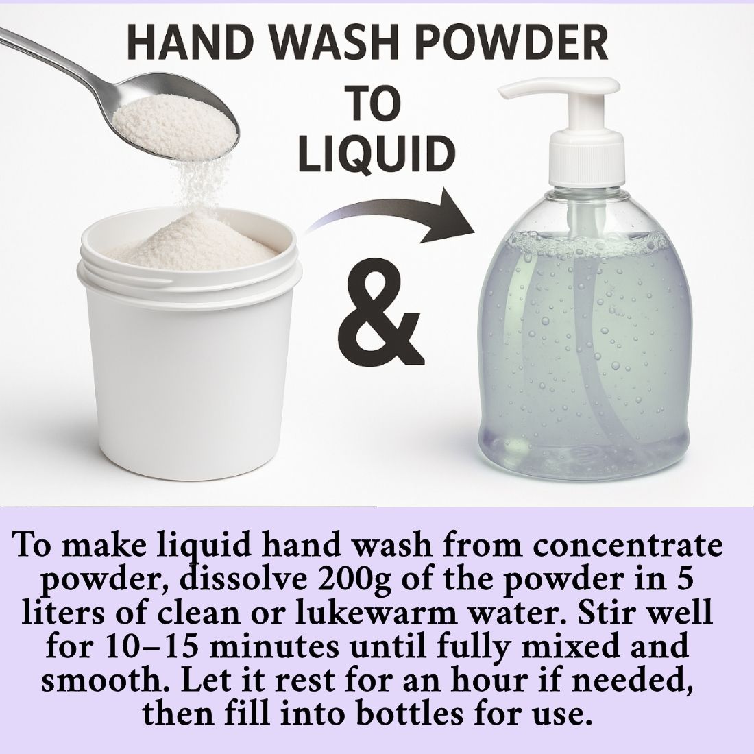 TetraClean Hand Wash Concentrate Lavender, 200g