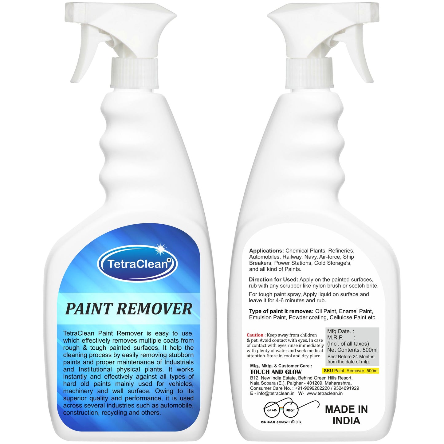 TetraClean Paint Remover – Heavy Duty Multi-Coat Paint Stripper 500g