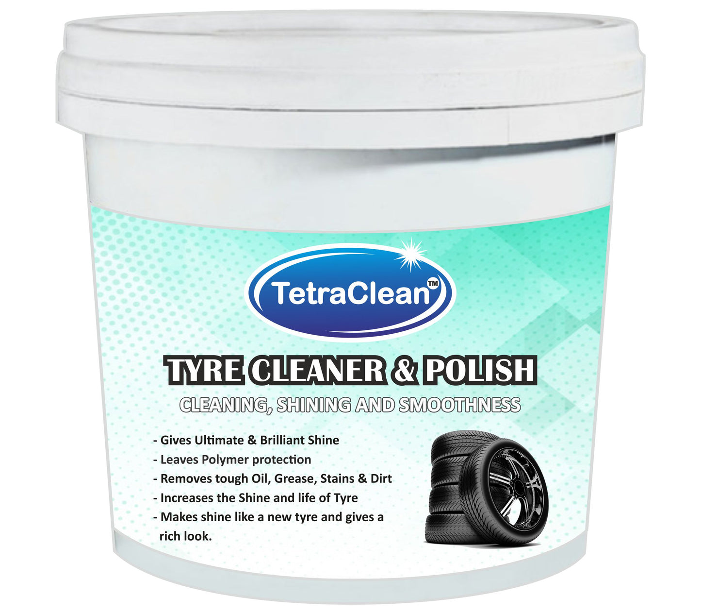 TetraClean Tyre Cleaner & Polish – Deep Cleaning 1,kg