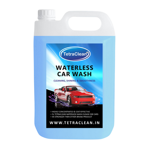 TetraClean Waterless Car Wash â Liquid High Gloss Shine 5,Ltr