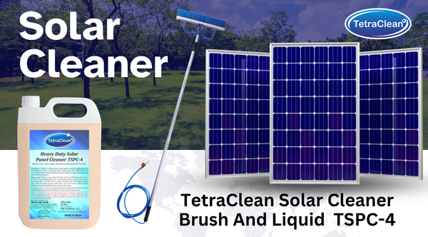 TetraClean TSPC-4 Heavy Duty Solar Panel Cleaner – Industrial Grade Dust, Rust & Metal Stain Remover (5 Litre)