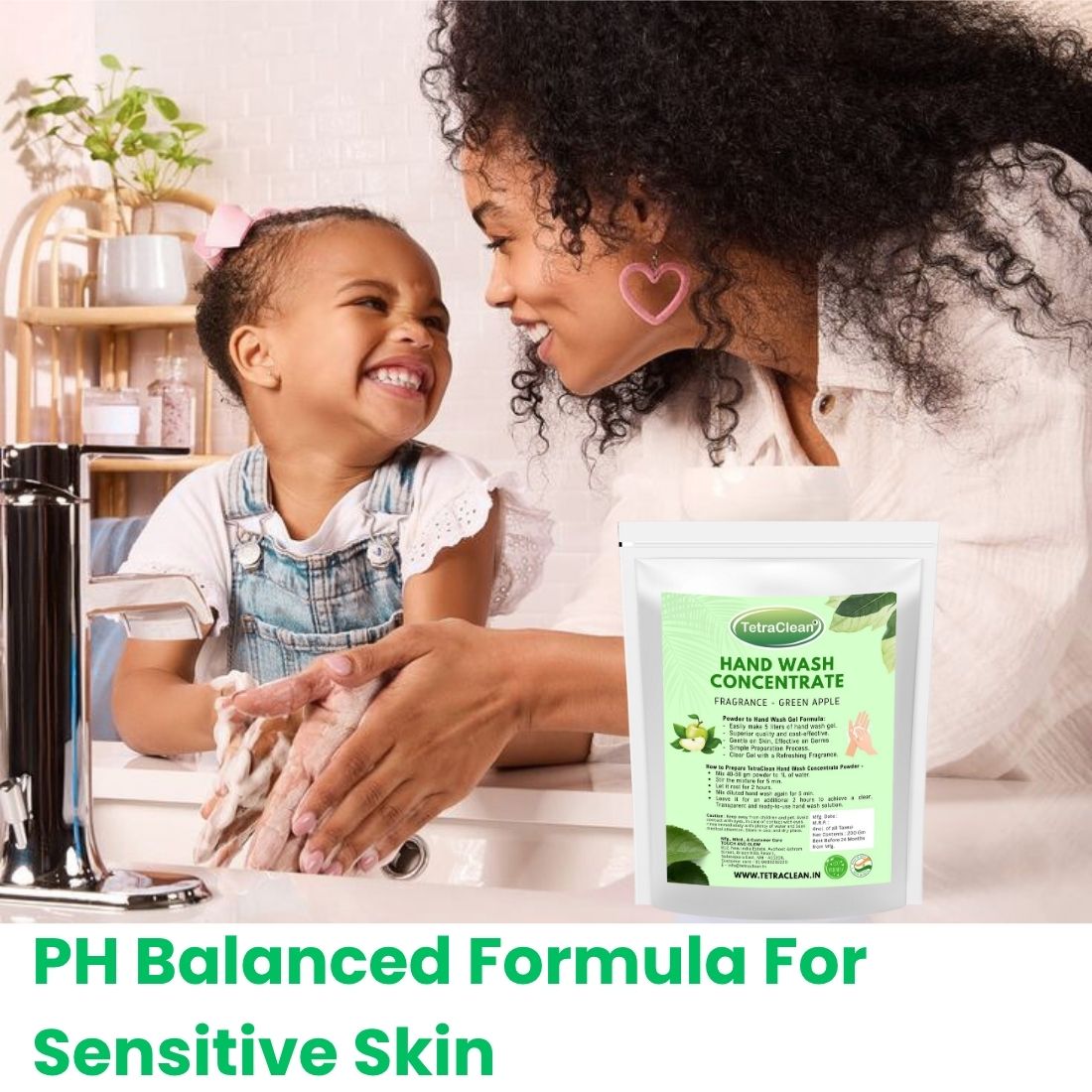 TetraClean Hand Wash Concentrate Green Apple, 200g