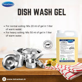 TetraClean TETRA-12 Manual Dish Wash Gel 5L