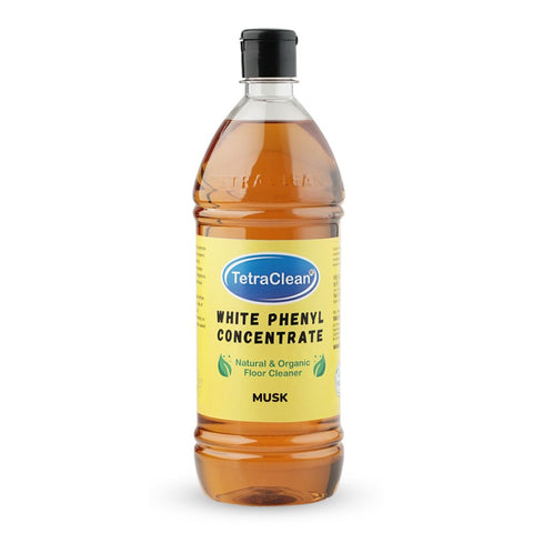 TetraClean White Phenyl Concentrate with Musk Fragrance 1L