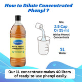 TetraClean White Phenyl Concentrate with Citronella Fragrance 1L