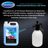 TetraClean Waterless Car Wash – Liquid  High Gloss Shine 5,Ltr