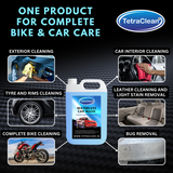 TetraClean Waterless Car Wash – Liquid  High Gloss Shine 5,Ltr