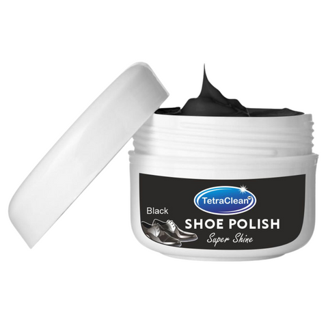 TetraClean Black Shoe Polish I Shoe Wax Polish 100g
