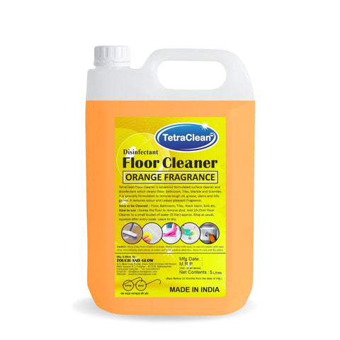 TetraClean Disinfectant Floor Cleaner Orange, 5L