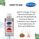 TetraClean Rose Aroma Diffuser Oil – (120ml)