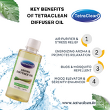 TetraClean Lemongrass Aroma Diffuser Oil -(120ml)