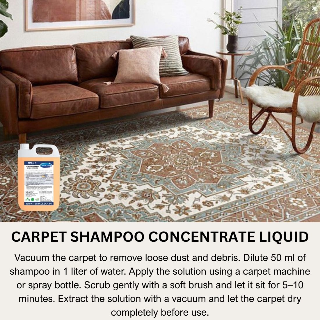 TetraClean TETRA-11 Carpet Shampoo Concentrate 5L