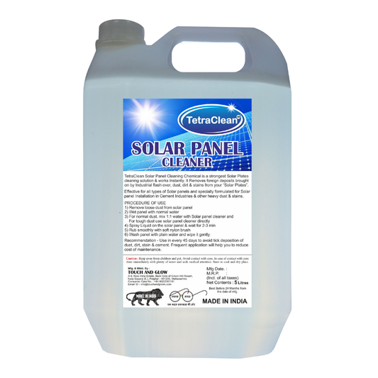 TetraClean Solar Panel Cleaner Chemical, 5L
