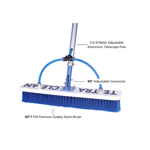 TetraClean Solar Panel Cleaning Brush 4 Meter