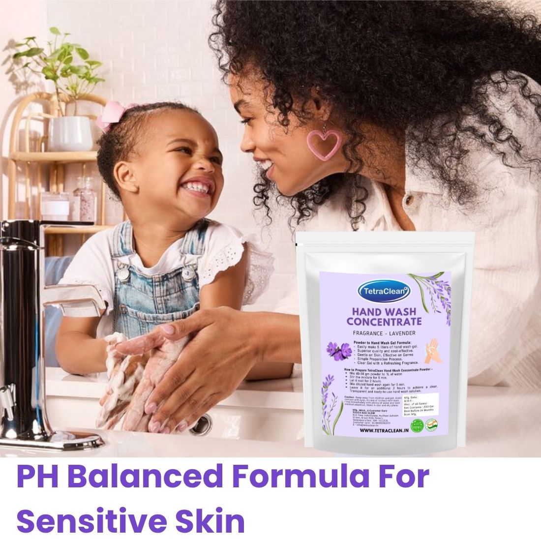 TetraClean Hand Wash Concentrate Lavender, 200g