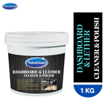TetraClean Dashboard & Leather Cleaner & Polish | Restores Shine, Protects Leather & Plastic Surfaces | Removes Dirt, Grease & Stains | 1 Kg