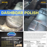 TetraClean Dashboard & Leather Cleaner & Polish | Restores Shine, Protects Leather & Plastic Surfaces | Removes Dirt, Grease & Stains | 1 Kg