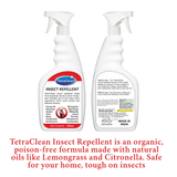TetraClean Insect Repellent Spray I Essential Oil Based 500g