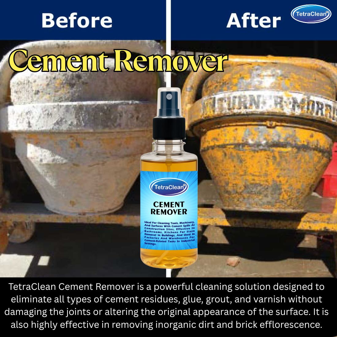 TetraClean Cement Remover Spray 250ml