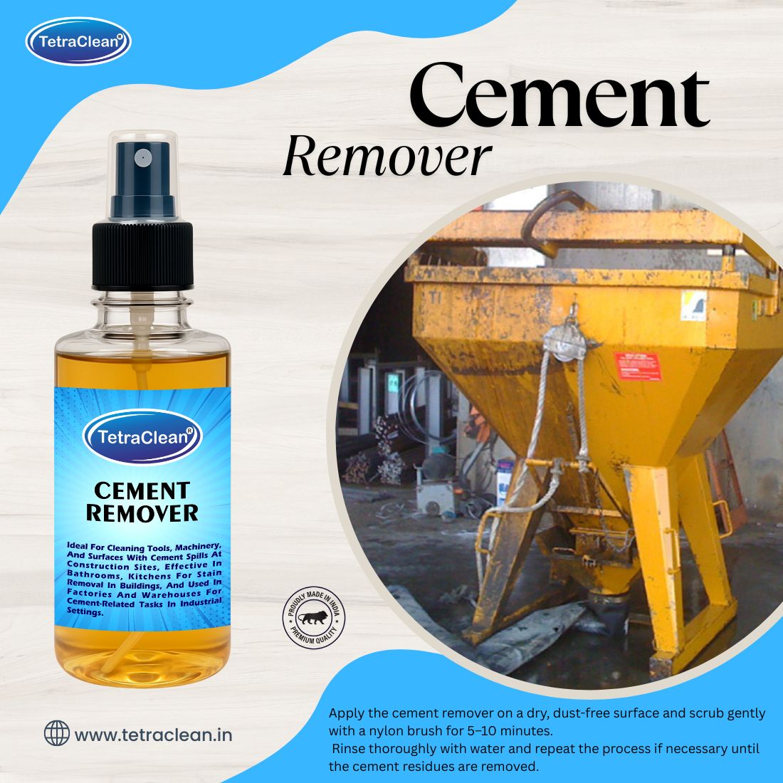 TetraClean Cement Remover Spray 250ml