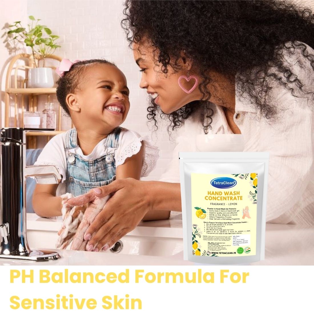 TetraClean Hand Wash Concentrate Lemon, 200g