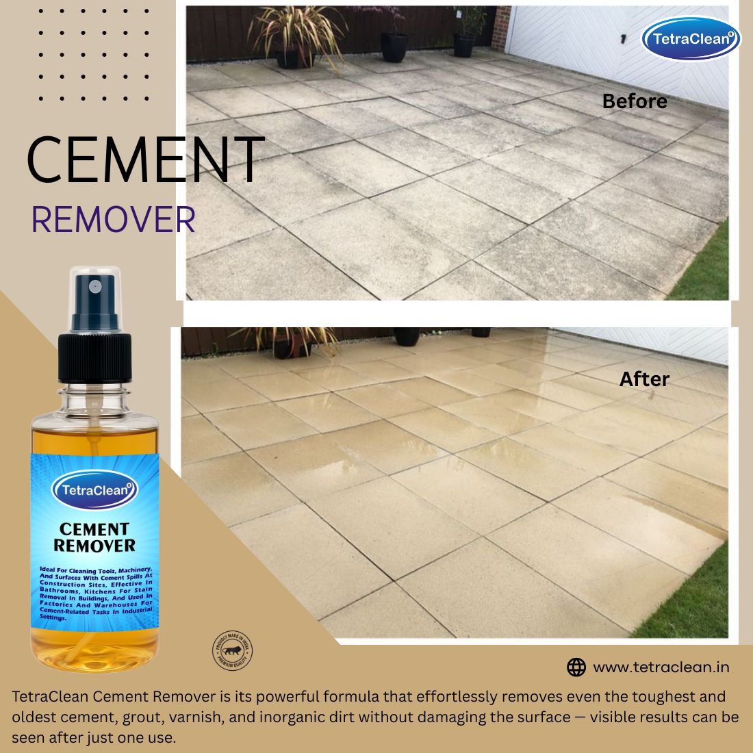 TetraClean Cement Remover Spray 250ml