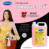 TetraClean Disinfectant Floor Cleaner Rose, 5L