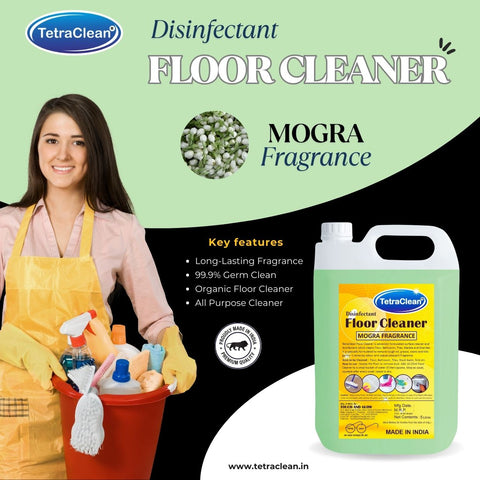 TetraClean Disinfectant Floor Cleaner Mogra, 5L
