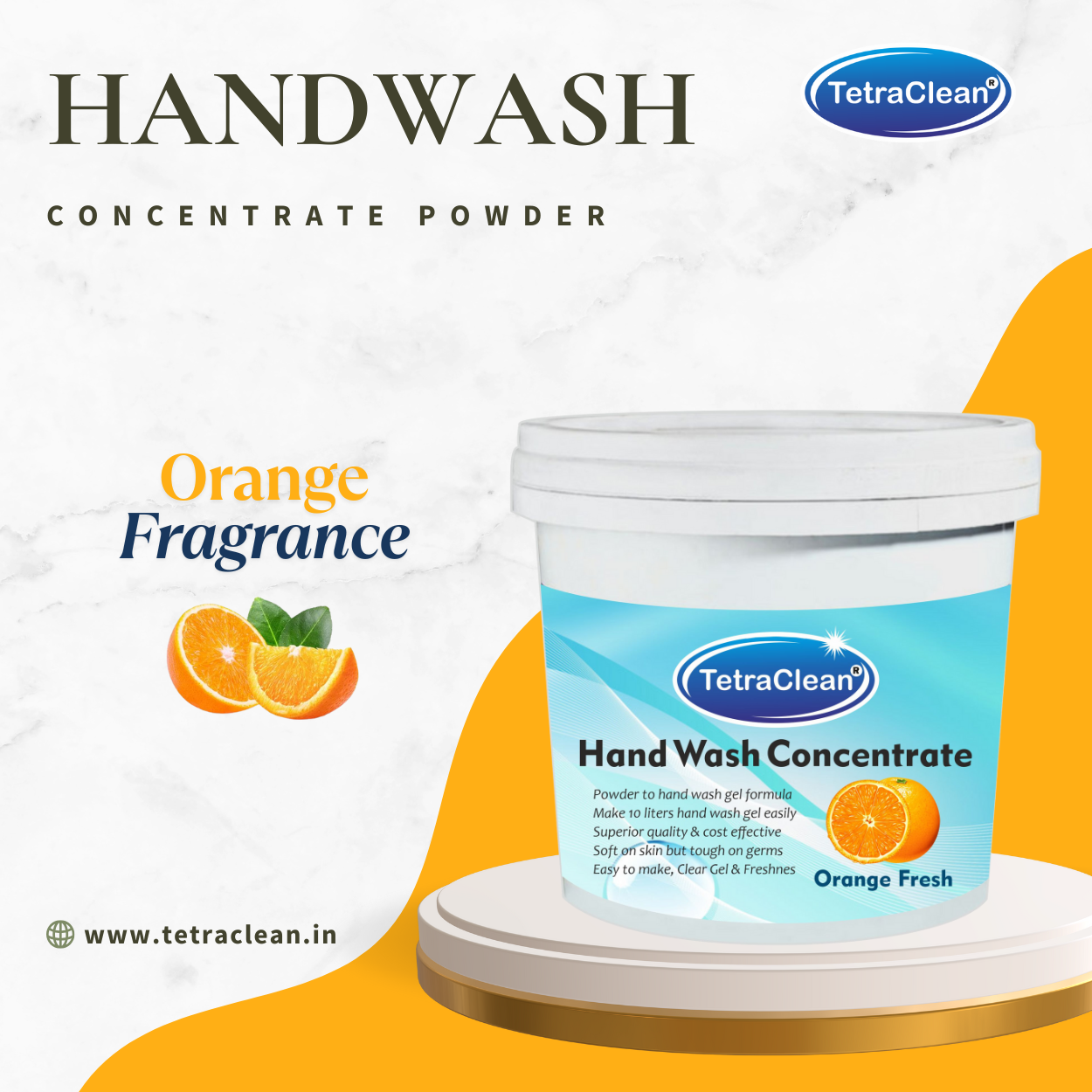 TetraClean Hand Wash Concentrate Powder Orange - 500g