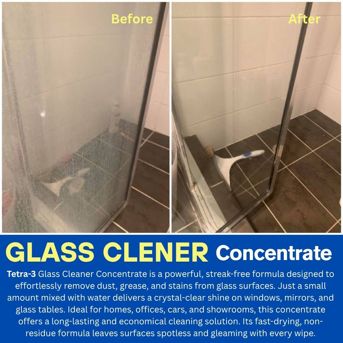 TetraClean TETRA-3 Glass Cleaner Concentrate 5L