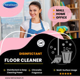 TetraClean Disinfectant Floor Cleaner Rose, 5L