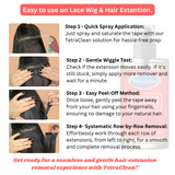 TetraClean Wig Gum Remover Solvent | Gentle & Fast-Acting - 5L