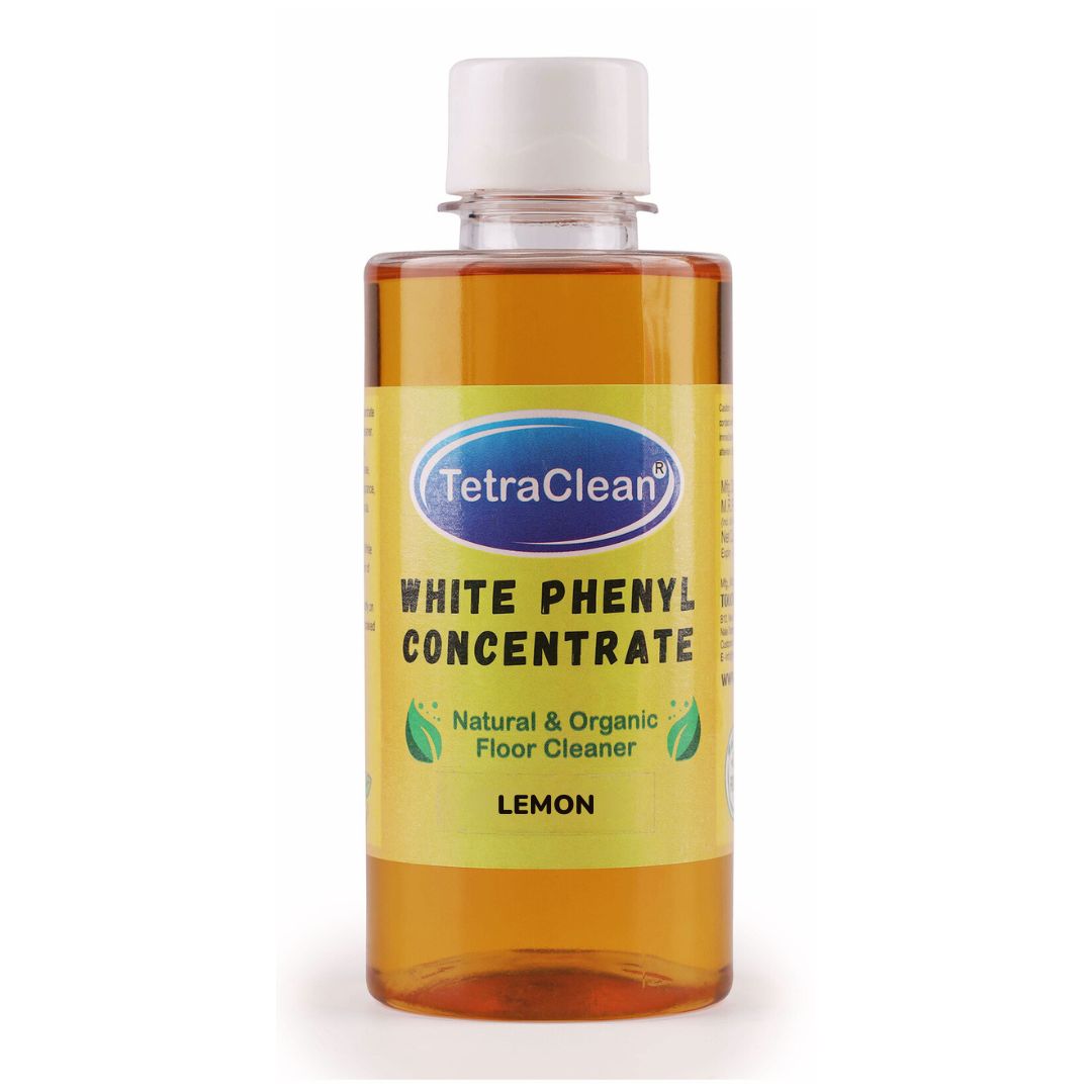 TetraClean White Phenyl Concentrate (250ml) Lemon Fragrance
