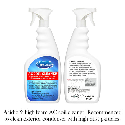 TetraClean Acidic AC Coil Cleaner 500ml