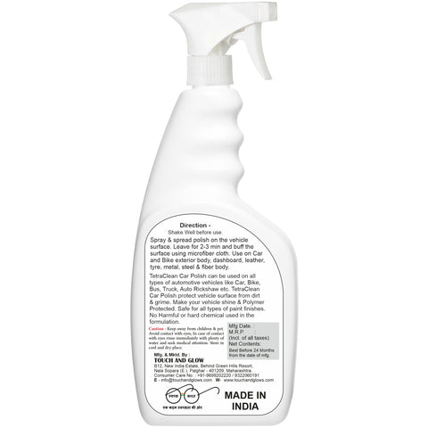 TetraClean All-in-One Car & Bike Polish 500ml