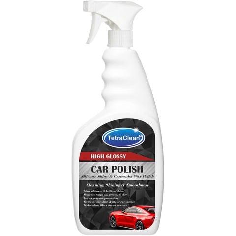 TetraClean High-Gloss Car Polish Wax –  500ml