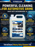 TetraClean Car Degreaser 5 Litre | Heavy Duty Cleaner for Engine, Automotive Parts, Oil & Grease Removal