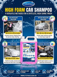 TetraClean Car Shampoo 5 Litre | High Foam Car Wash Liquid for Deep Cleaning, Dirt & Grime Removal