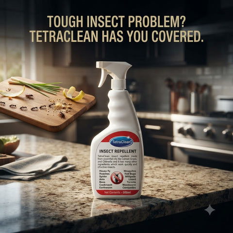 TetraClean Insect Repellent Spray I Essential Oil Based 500g