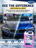 TetraClean Car Shampoo 5 Litre | High Foam Car Wash Liquid for Deep Cleaning, Dirt & Grime Removal