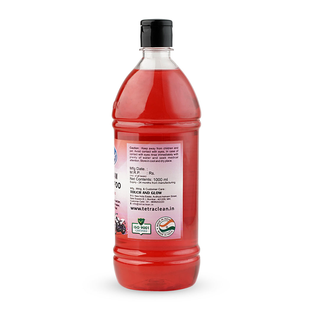 TetraClean High Foam Car Shampoo (Rose Fragrance) 1 Ltr