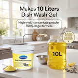 TetraClean Dish Wash Concentrate Powder 500g, Makes 10 Litres Dishwashing Gel