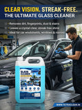 TetraClean Glass Cleaner 5 Litre | Streak-Free Shine for Car Windshields, Windows, Mirrors & Glass Surfaces