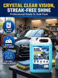 TetraClean Glass Cleaner 5 Litre | Streak-Free Shine for Car Windshields, Windows, Mirrors & Glass Surfaces