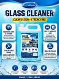 TetraClean Glass Cleaner 5 Litre | Streak-Free Shine for Car Windshields, Windows, Mirrors & Glass Surfaces