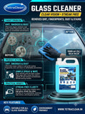 TetraClean Glass Cleaner 5 Litre | Streak-Free Shine for Car Windshields, Windows, Mirrors & Glass Surfaces