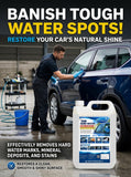 TetraClean Car Hard Water Mark Remover 5 Litre | Removes Water Spots, Mineral Deposits & Stains from Car Glass and Paint