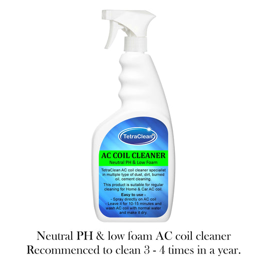 TetraClean Neutral pH AC Coil Cleaner I Regular AC Maintenance, 500ml