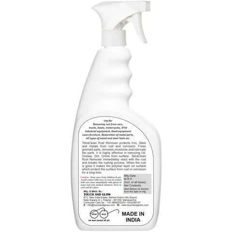TetraClean Rust Remover – Powerful Anti-Rust Spray 500ml